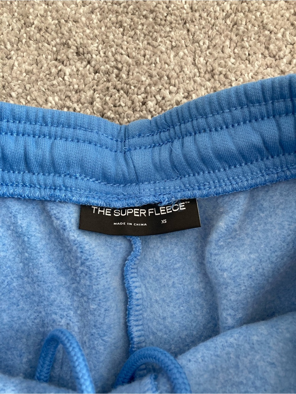 Aritzia Sky Blue Super Fleece Athletic Shorts - Picture 6 of 7